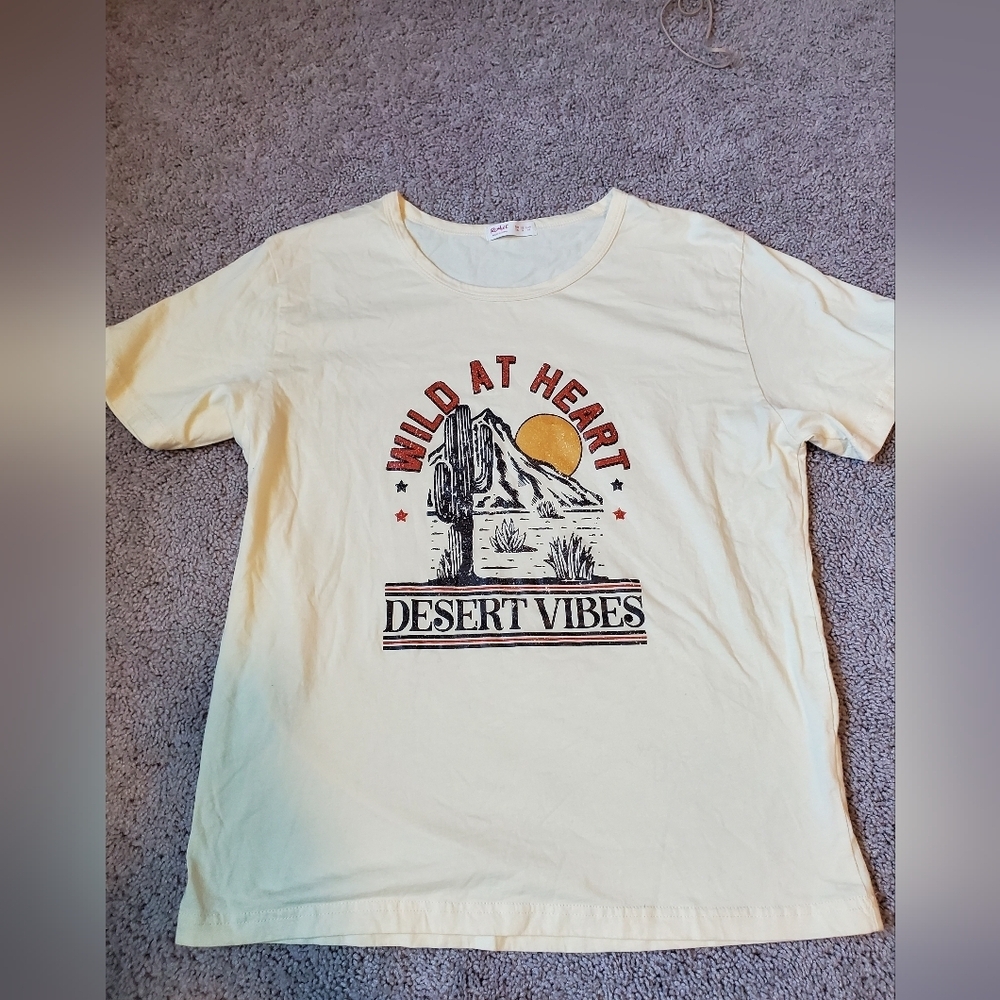 Romwe Wild at Heart Desert Vibes T-Shirt